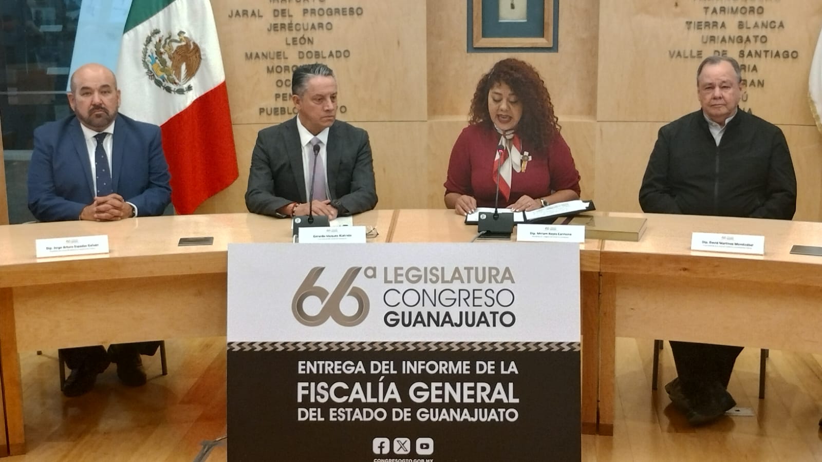 Fiscal General de Guanajuato entregó su primer informe de actividades ...