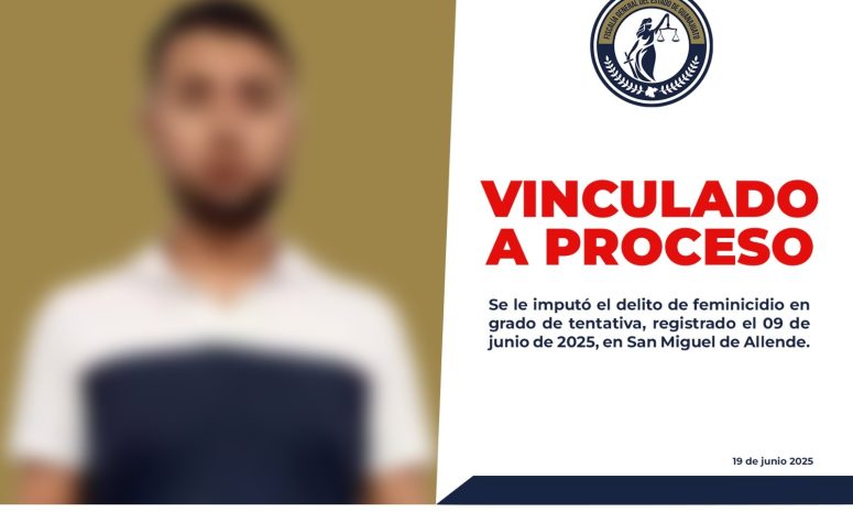 Procesan a sujeto por intento de feminicidio en San Miguel de Allende