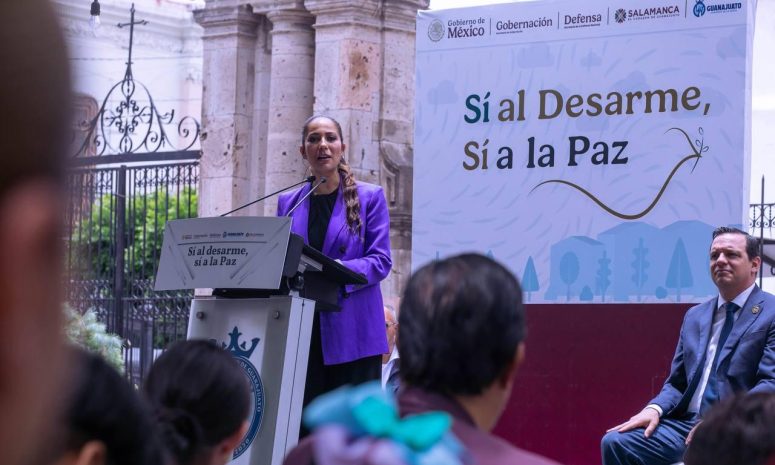 Inició en Guanajuato campaña Sí al Desarme, Sí a la Paz