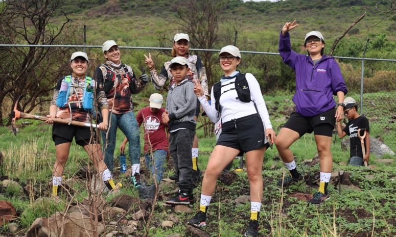 Participaron familias en reforestación en Purísima del Rincón