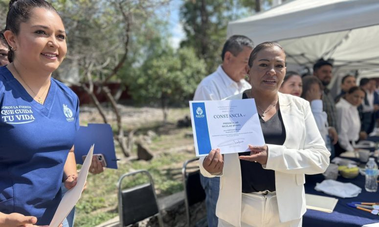 Certificaron a 3 escuelas de Juventino Rosas como Promotoras de la Salud