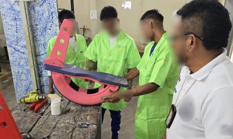 León: elaboran juegos, jóvenes del Centro de Internamiento Especializado