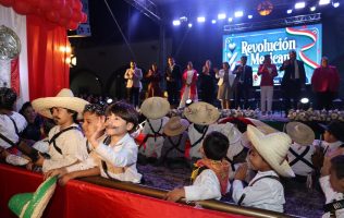 Desfile, Purísima de Bustos, aniversario Revolución Mexicana