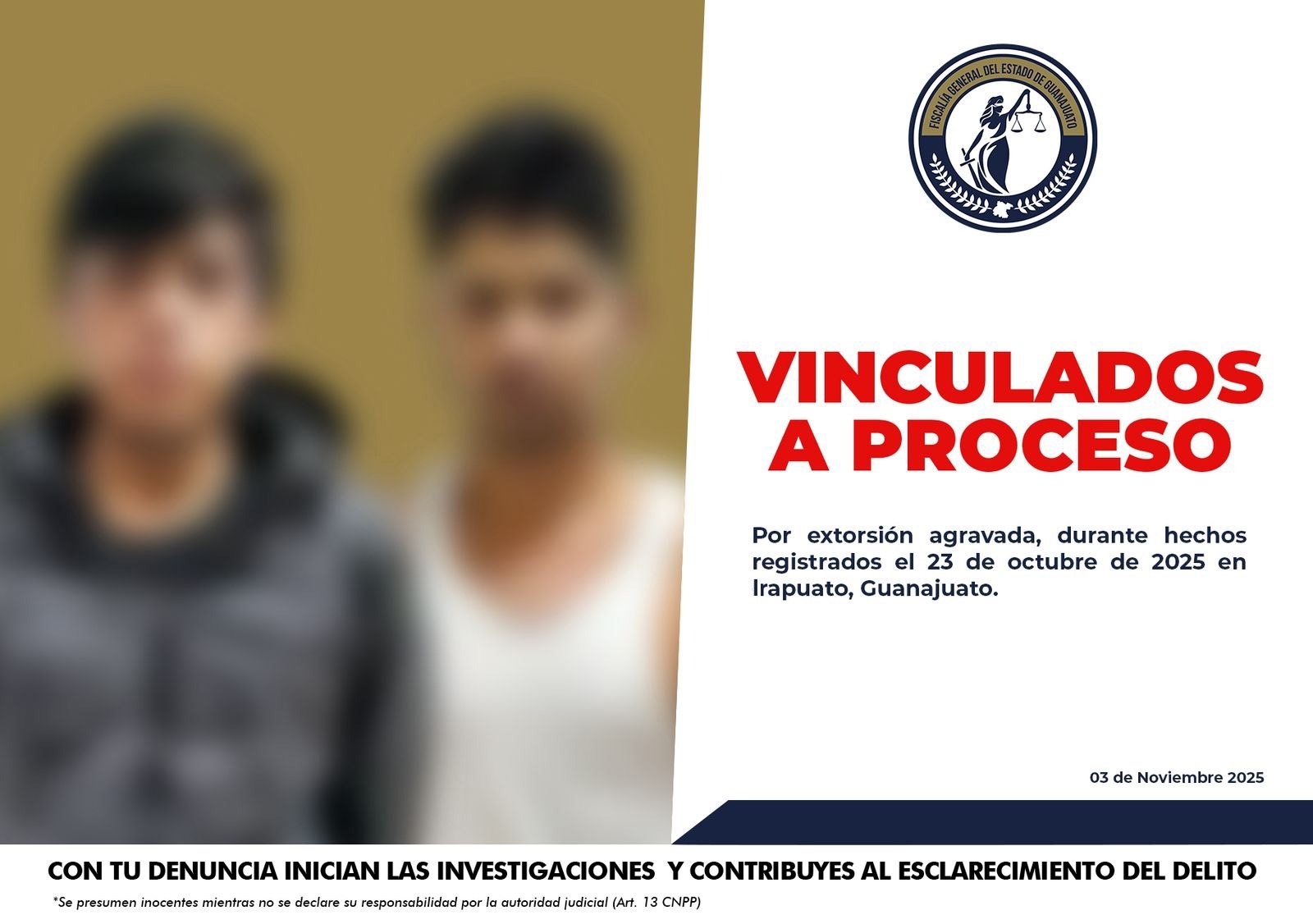 Vinculan a proceso a 2 hombres por extorsión agravada en Irapuato ...