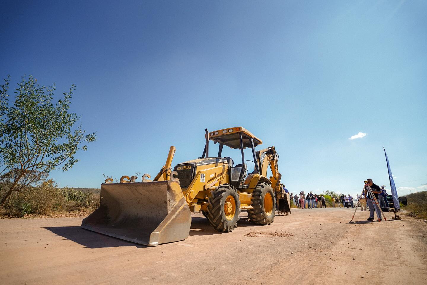 Obras de camino rural de San Luis de la Paz