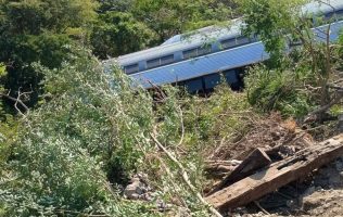 Confirma Marina 20 lesionados por descarrilamiento del Tren Interoceánico en Oaxaca