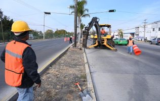 El Gobierno Municipal de Irapuato inició obras integrales de paisajismo urbano en el bulevar Solidaridad, con una inversión de casi 17mdp