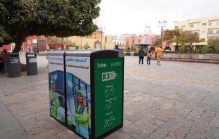 SIAP coloca papeleras inteligentes como parte del modelo León 450 Se instalan 32 compactadoras solares en el Centro Histórico y zonas emblemáticas