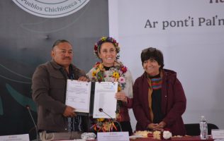 Presenta Sheinbaum Plan de Justicia para pueblos chichimeca y otomí en Guanajuato y Querétaro