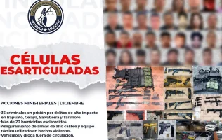 Desarticula FGE grupo criminal en la región Laja-Bajío; hay 34 detenidos