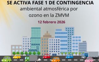 Decreta CAMe Fase 1 de Contingencia Ambiental por ozono en el Valle de México