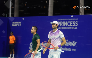 Ganan Reyes-Varela y Borges en dobles del Abierto Mexicano de Tenis