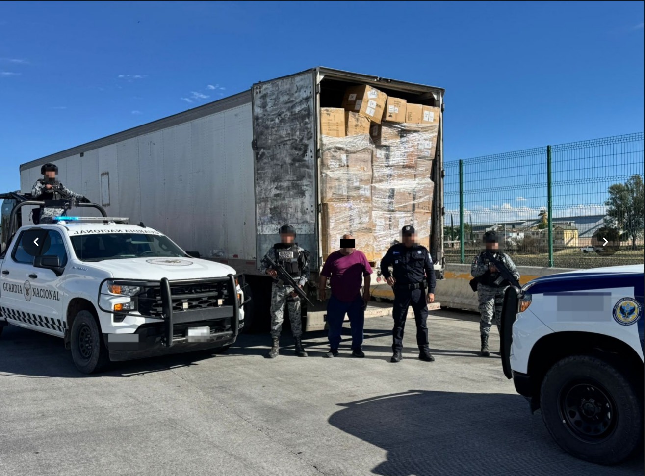 Operativos de robo de tráiler