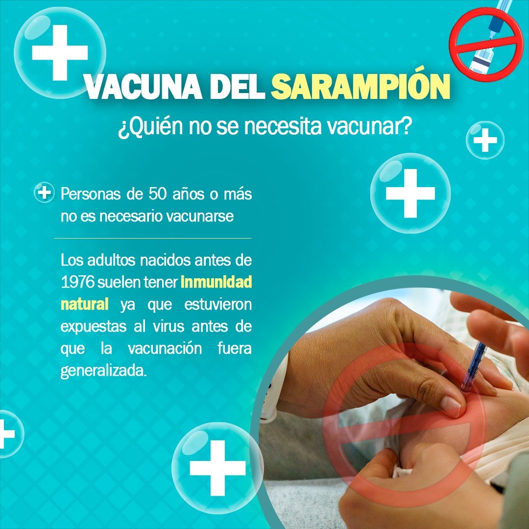 Vacunación contra sarampión