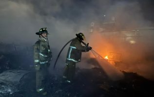 incendio de deshuesadero de Purísima