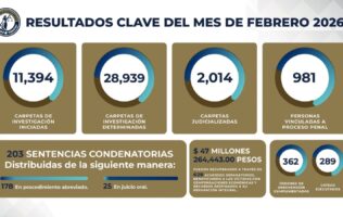 Resultados de la Fiscalía