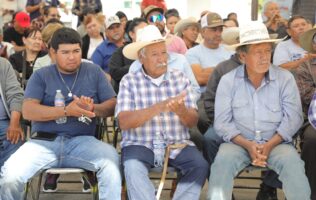 Entregan apoyos a productores de maíz en Acámbaro