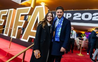 Promueven Samuel García y Mariana Rodríguez a Nuevo León rumbo al Mundial 2026