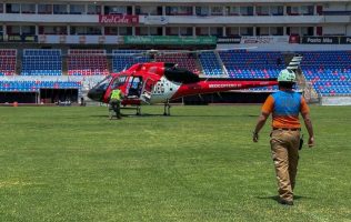 Trasladan por aire a joven con traumatismo craneoencefálico en Irapuato