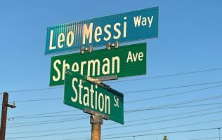Calle Leo Messi