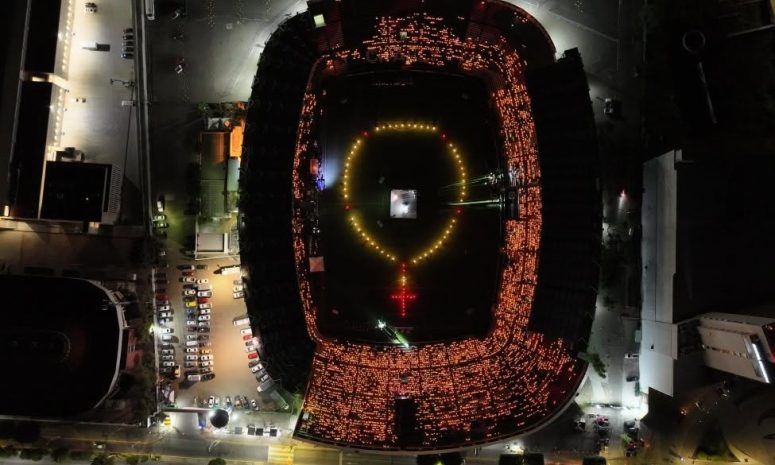 Reúne a miles de fieles el Rosario Viviente en León