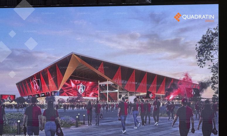 Presentan el Estadio de Atlas y Leones Negros; estará listo en 2030