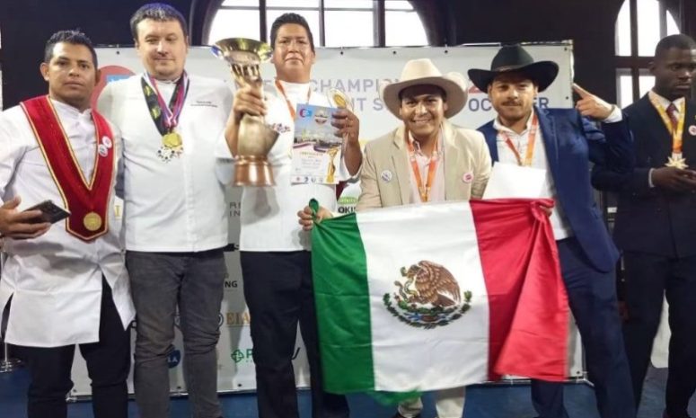 Conquistan tres guanajuatenses el oro en el Mundial de Restaurantes en Rusia
