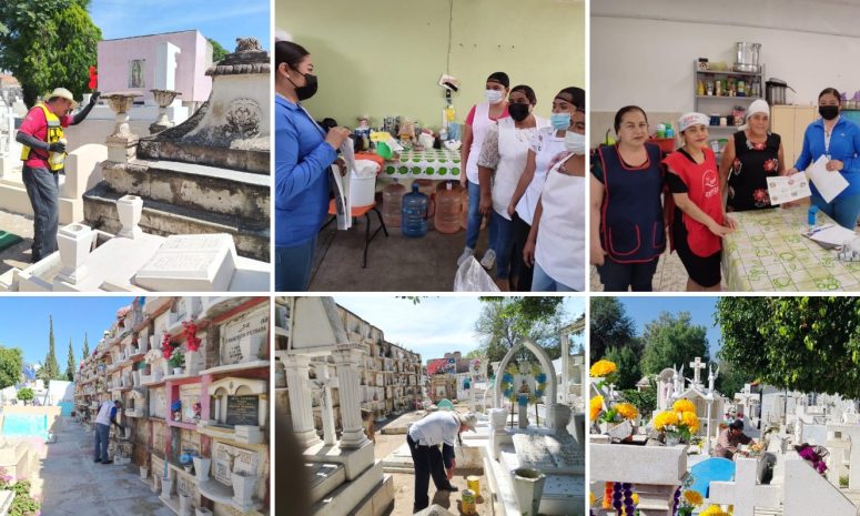 Refuerza Salud vigilancia en 11 panteones de Guanajuato por Día de Muertos