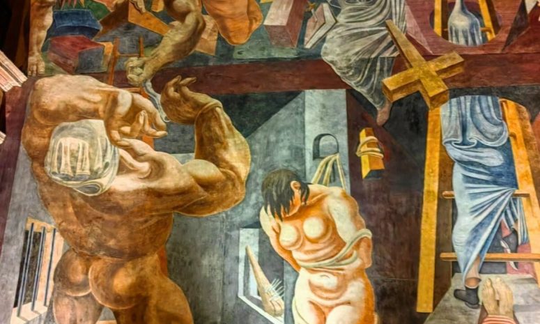 Mural histórico de Michoacán denuncia violencia