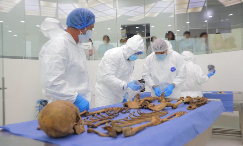 Fiscalía Guanajuato muestra identificación forense