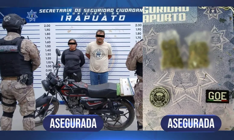 Detienen a 2 personas en Irapuato por presuntas amenazas a comerciantes