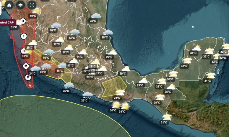 Simón tocará tierra este domingo en Jalisco